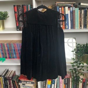 Vintage Black Velvet Kid’s Dress!